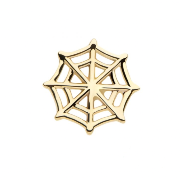 Spider Web Press-fit Jewelry in 14kt Gold