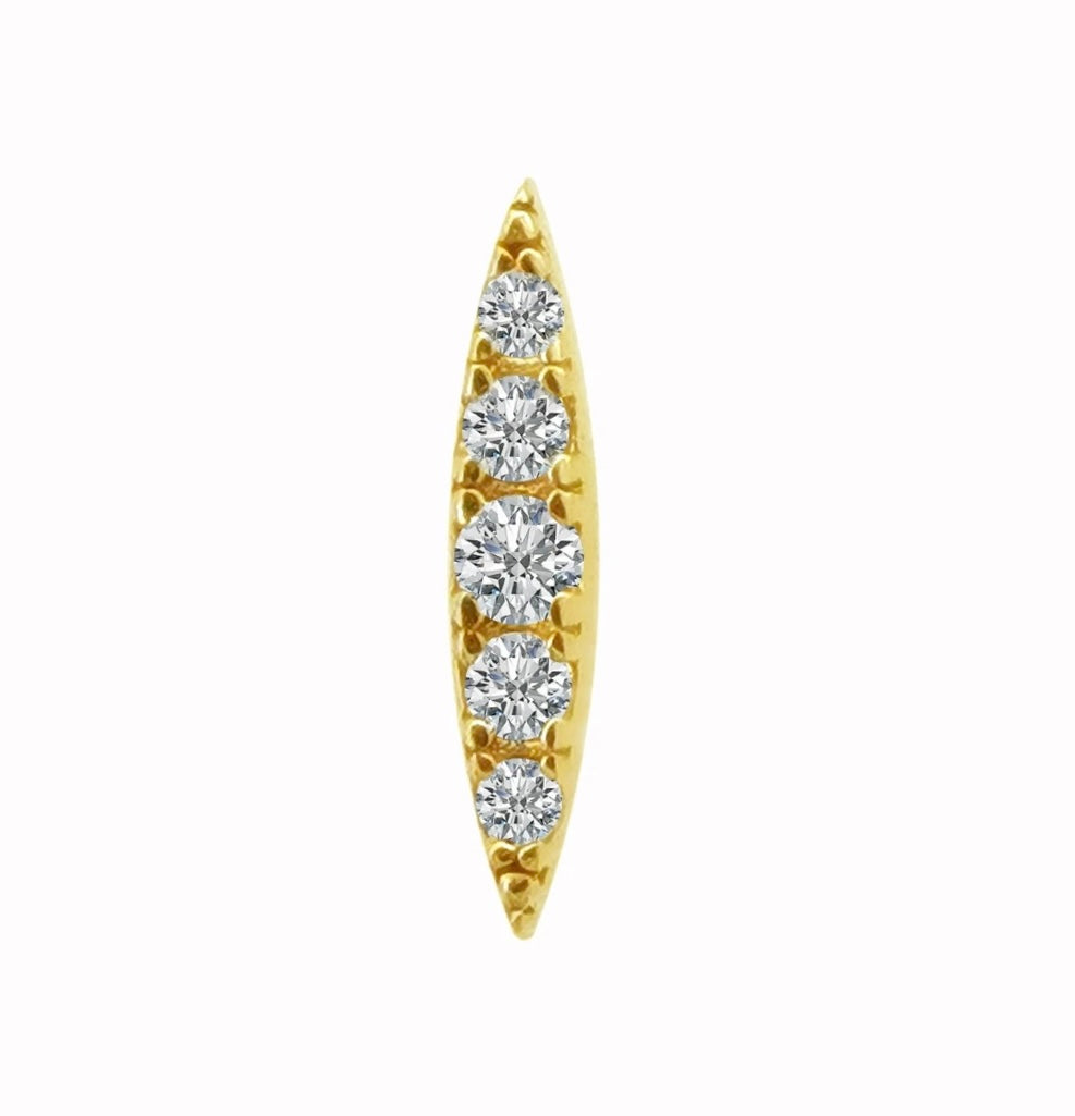 Narrow Path - 14kt Press-fit