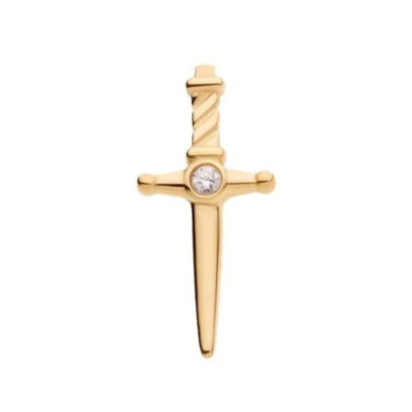 Dagger CZ Press-fit Jewelry in 14kt Gold