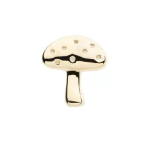 Mushroom Press-fit Jewelry in 14kt Gold