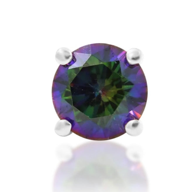 Junipurr - Mystic Topaz Prong - Gold - Threadless