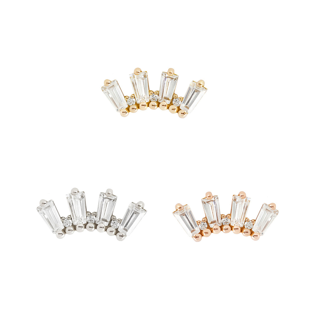 Crown Jewels - CZ - Threadless