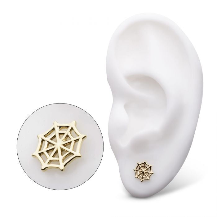 Spider Web Press-fit Jewelry in 14kt Gold