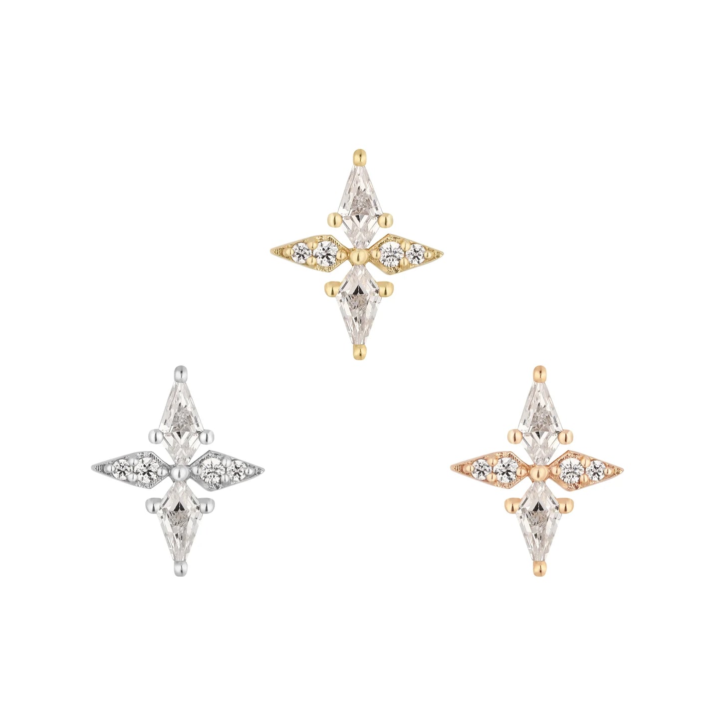 Feeling Myself - CZ - Threadless - Buddha Jewelry