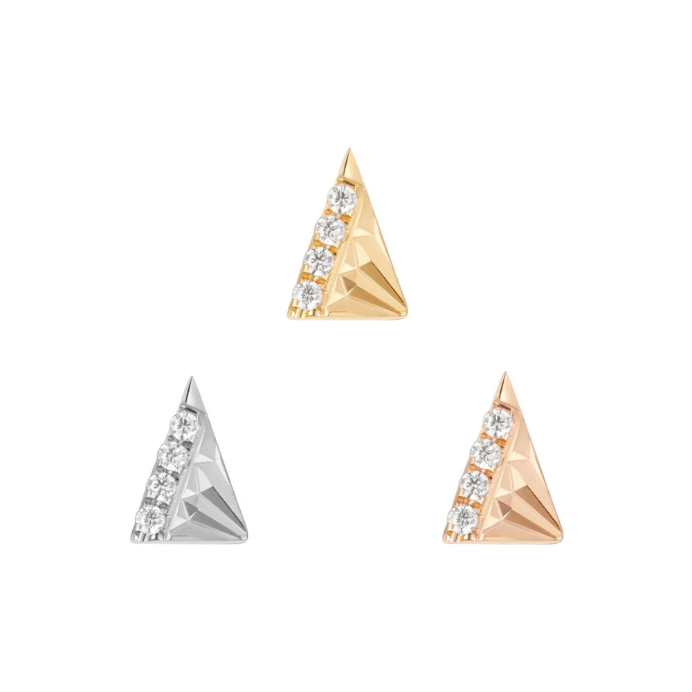 Highlight - CZ - Threadless- Buddha Jewelry