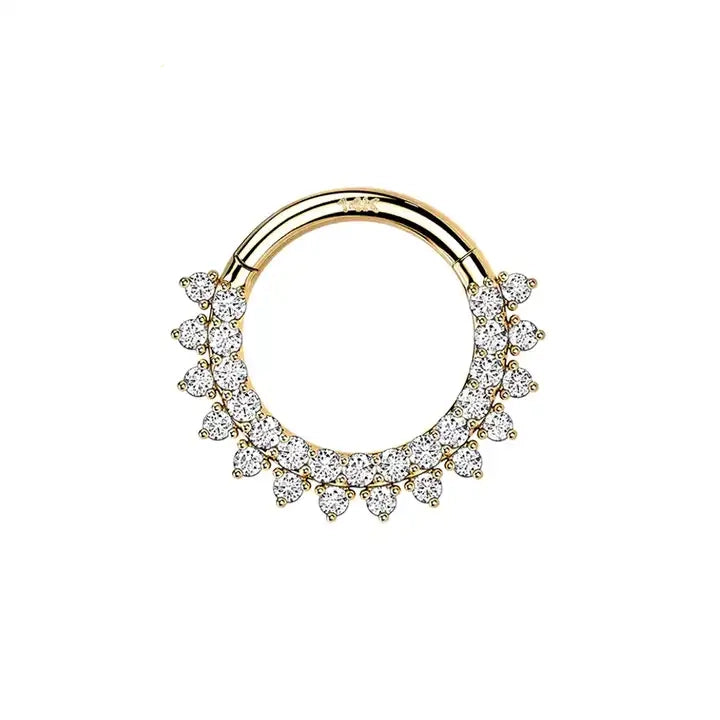 Swarovski Elegance - 14kt Clicker