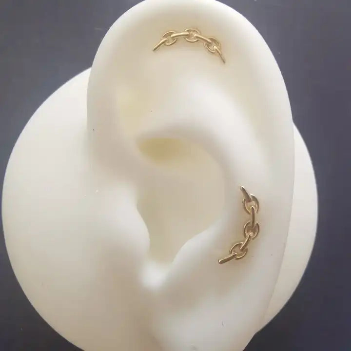 Chain Cluster Press-fit Jewelry in 14kt Gold