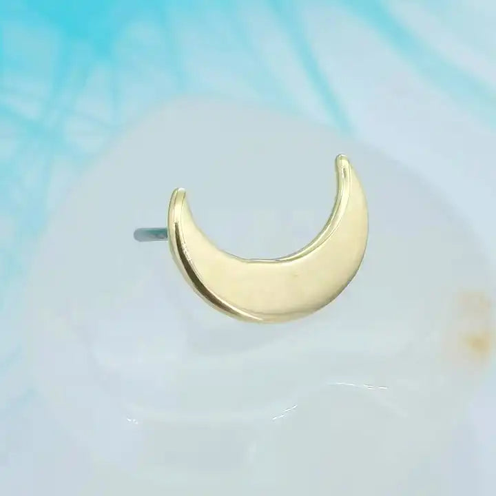 Moon - 14kt Press-fit end