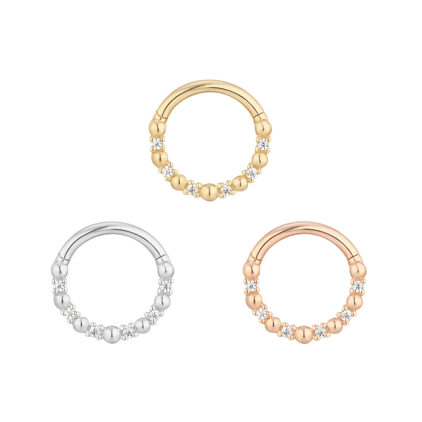 Love Is Love - CZ - Gold Clicker - Buddha Jewelry