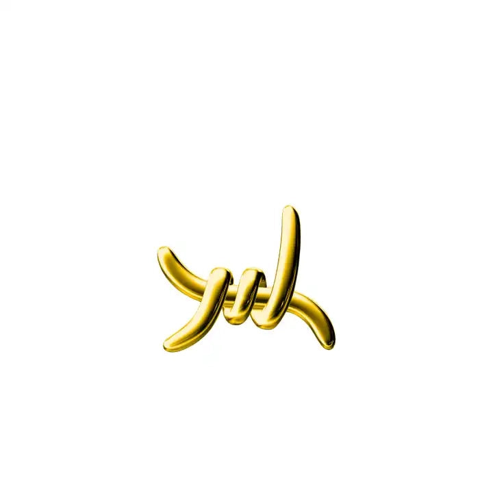 Barbed Wire - 14kt Press-fit