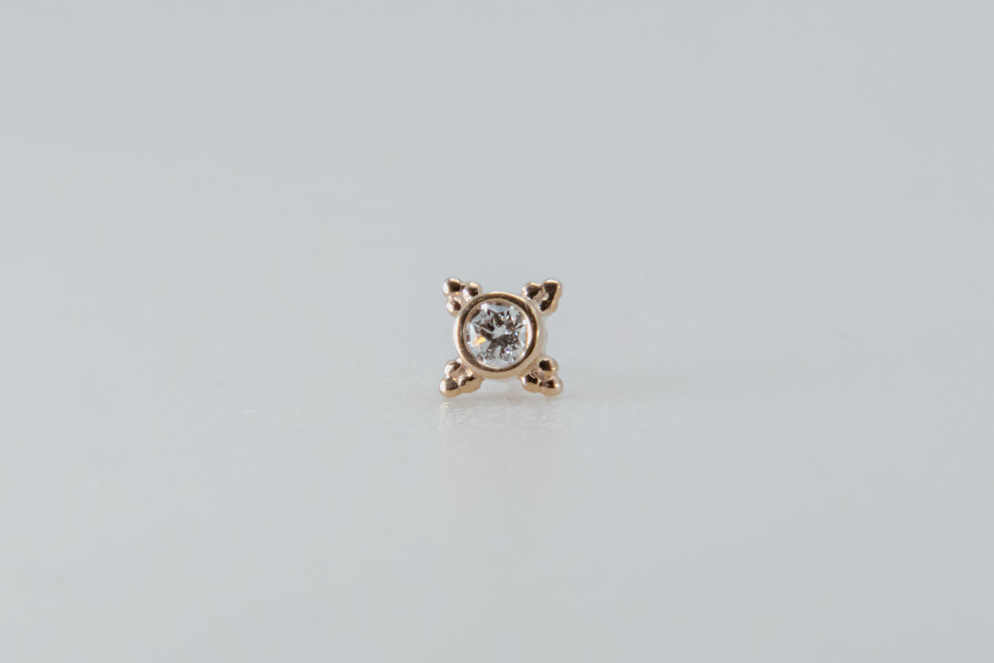 BVLA - Mini Kandy - Yellow Gold - Diamond - Threadless