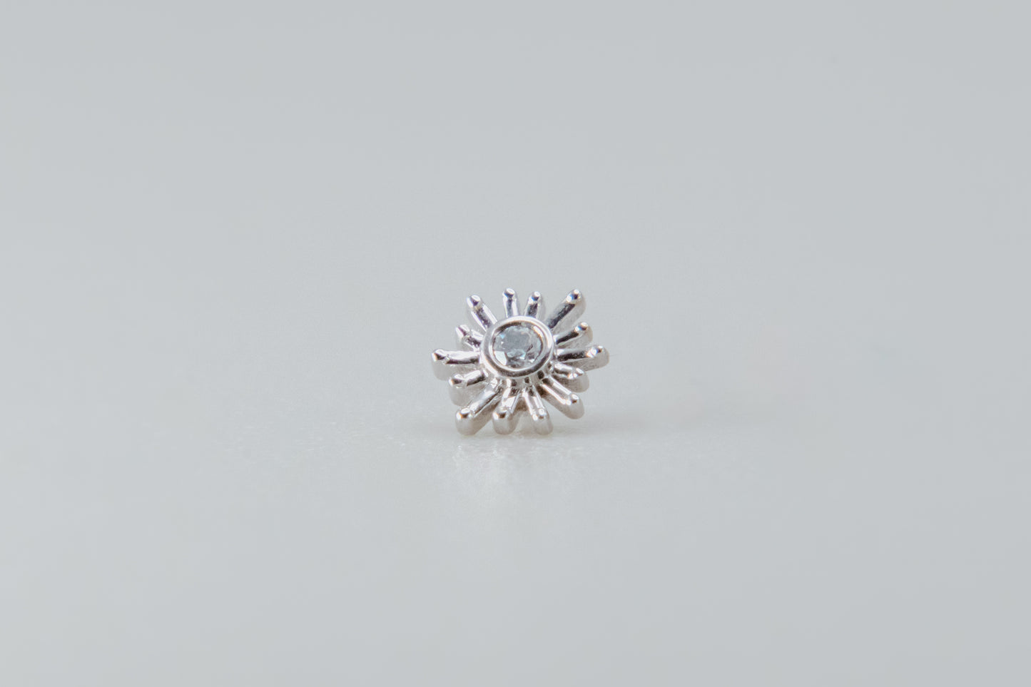 BVLA - Sunray - White Gold - Yellow Gold - Diamond - Threadless