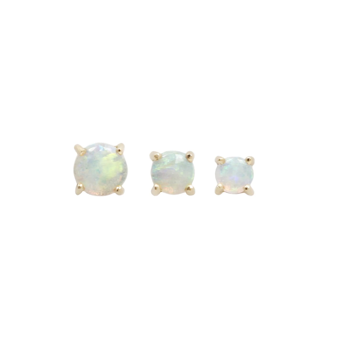Opal Prong - Threadless - Buddha Jewelry