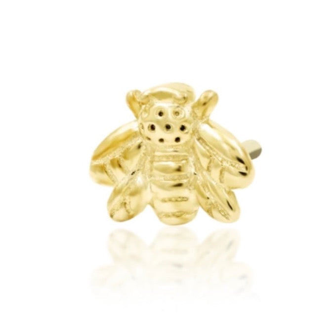 Mini Bee Press-fit Jewelry in 14k Gold