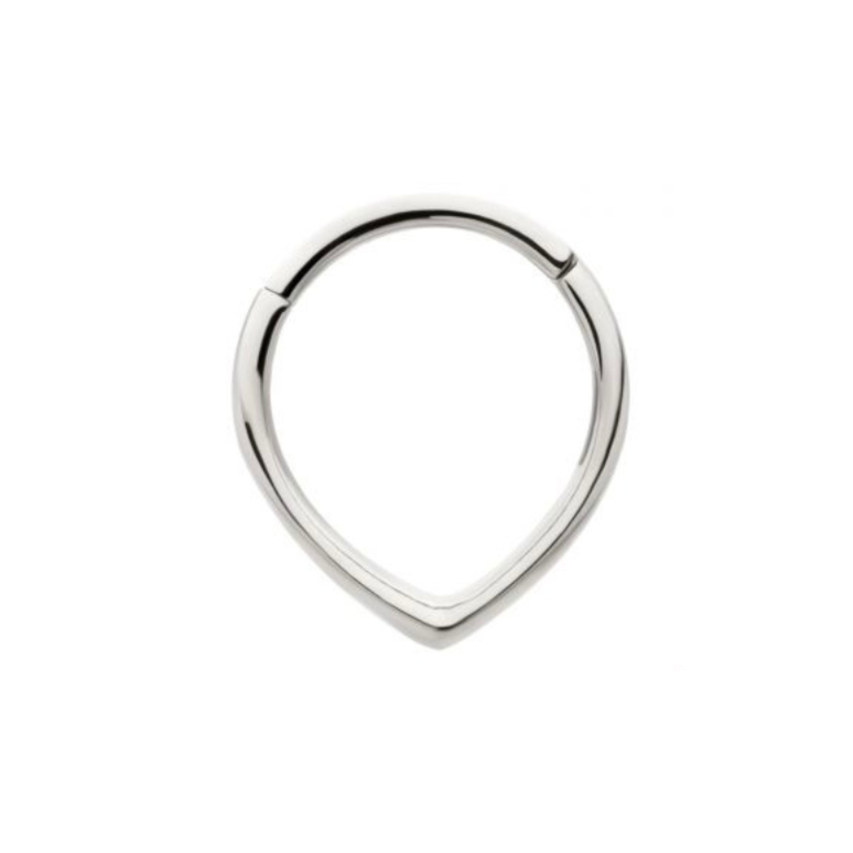 Classic V Shape Clicker in Titanium