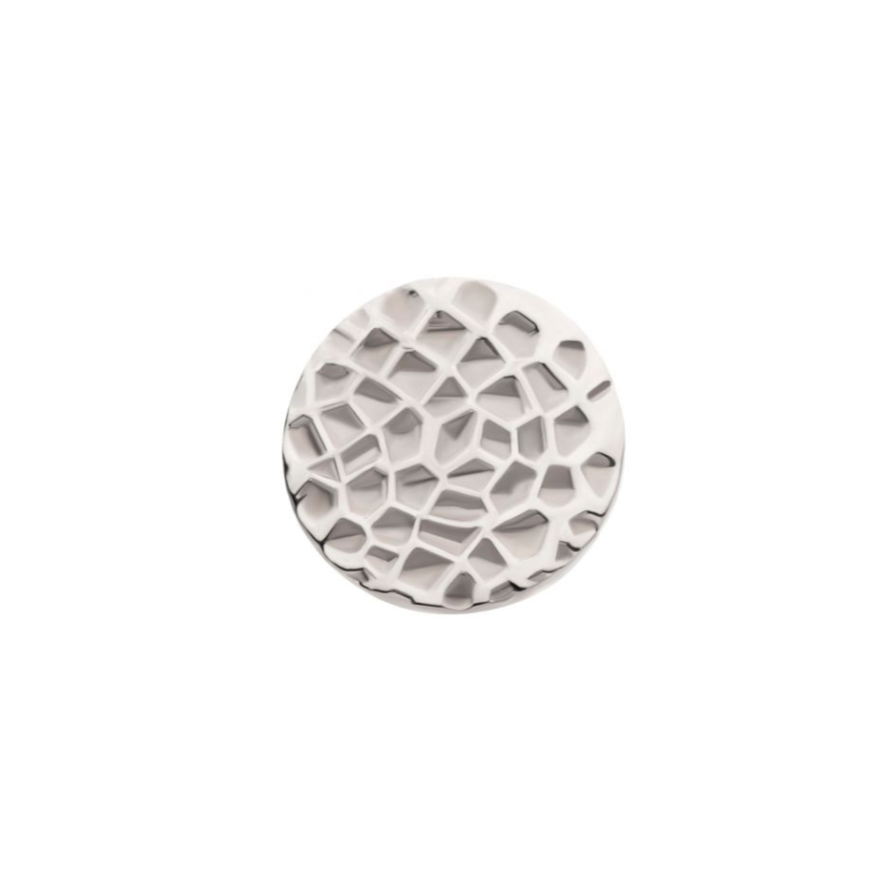 Hammered Disk - Threadless - Titanium