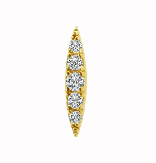 Narrow Path - 14kt Press-fit