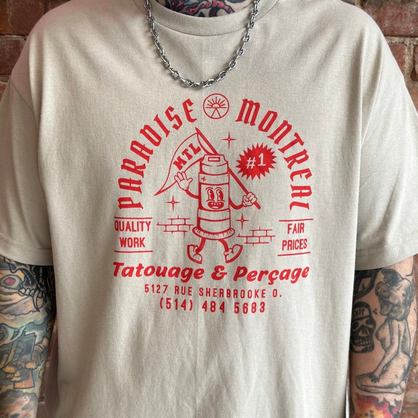 T-Shirt Red Montreal Cone