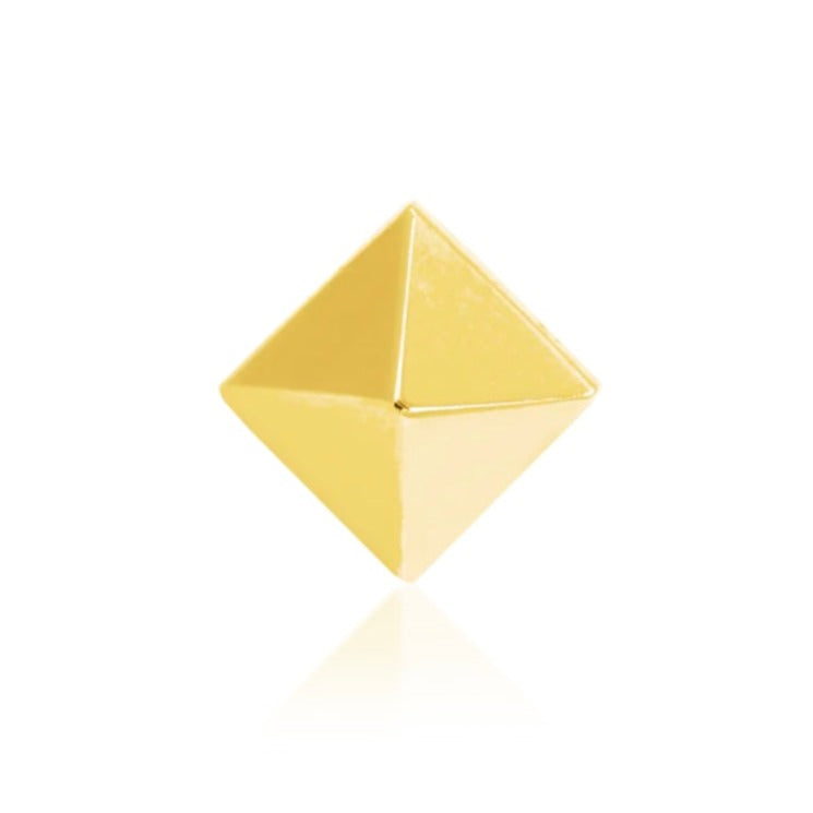 Junipurr - Pyramid - Yellow Gold - Threadless