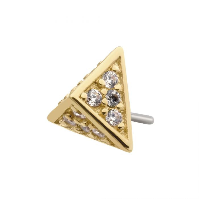 Pyramid Press-fit Jewelry in 14kt Gold