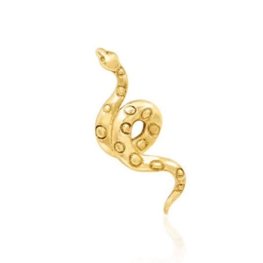 Textured Snake Press-fit Jewelry in 14k Gold
