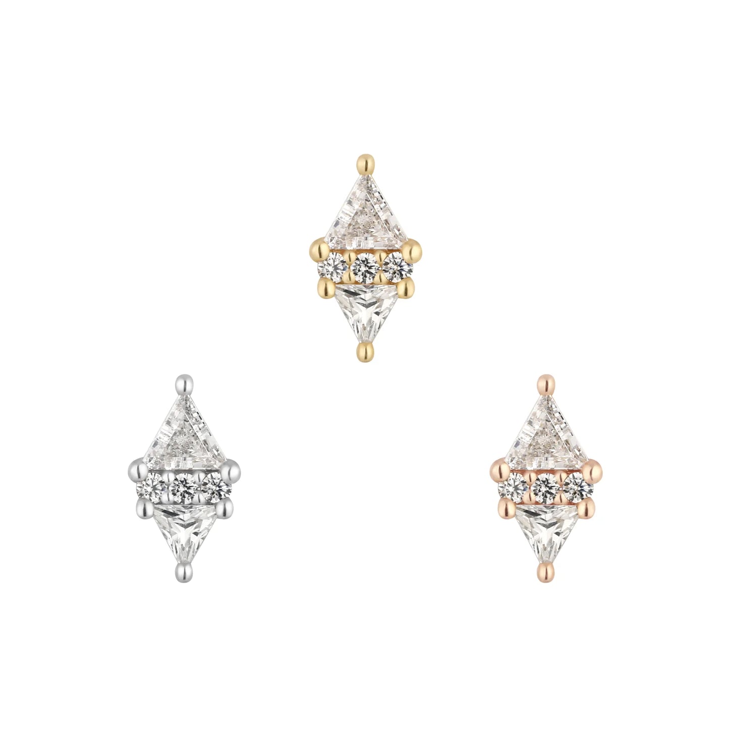 Le Tigre - CZ - Threadless - Buddha Jewelry
