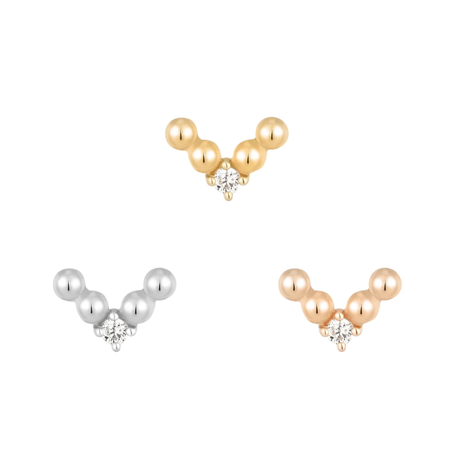 Voodoo - CZ - Threadless - Buddha Jewelry