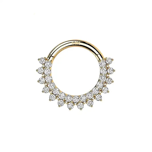 Swarovski Elegance - 14kt Clicker