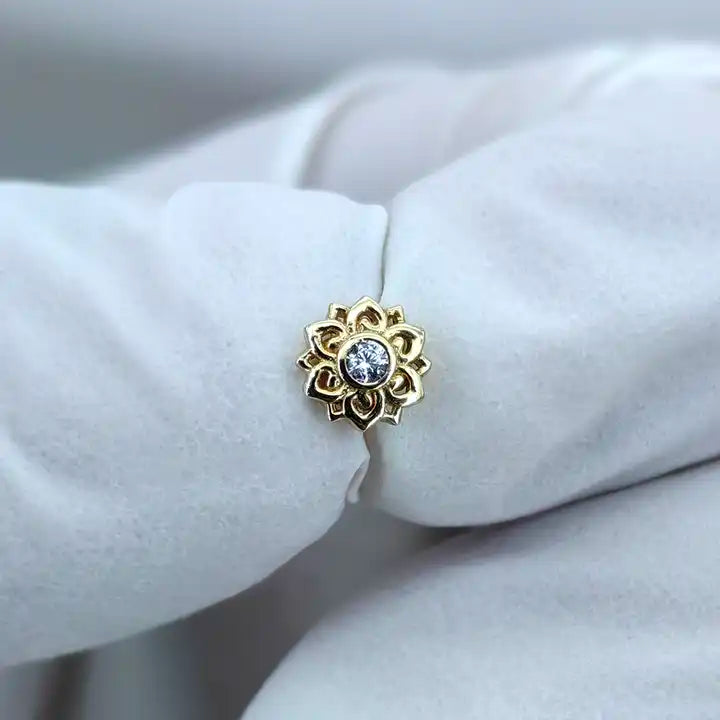 Regal Bloom - 14kt Press-fit end