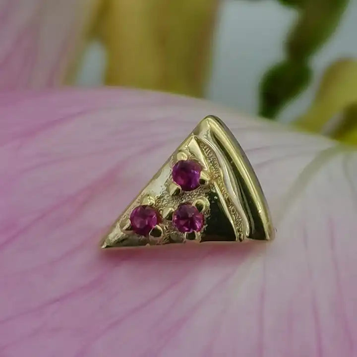 Pizza Lover - Press-fit Jewelry 14kt Gold