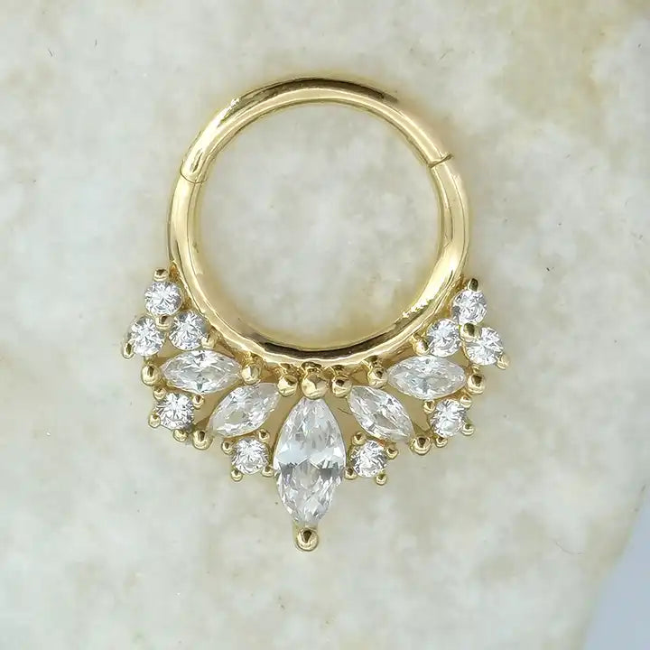 Queen's Crown - 14kt Clicker