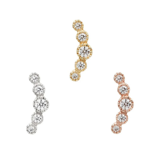 Infinity - CZ - Threadless - Buddha Jewelry