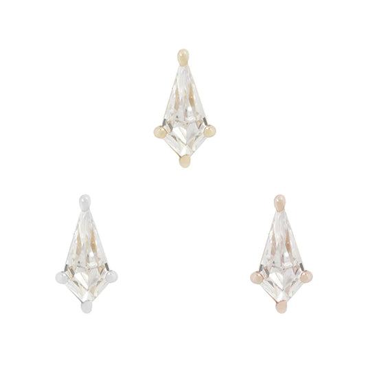 Mini Soho - CZ - Threadless - Buddha Jewelry