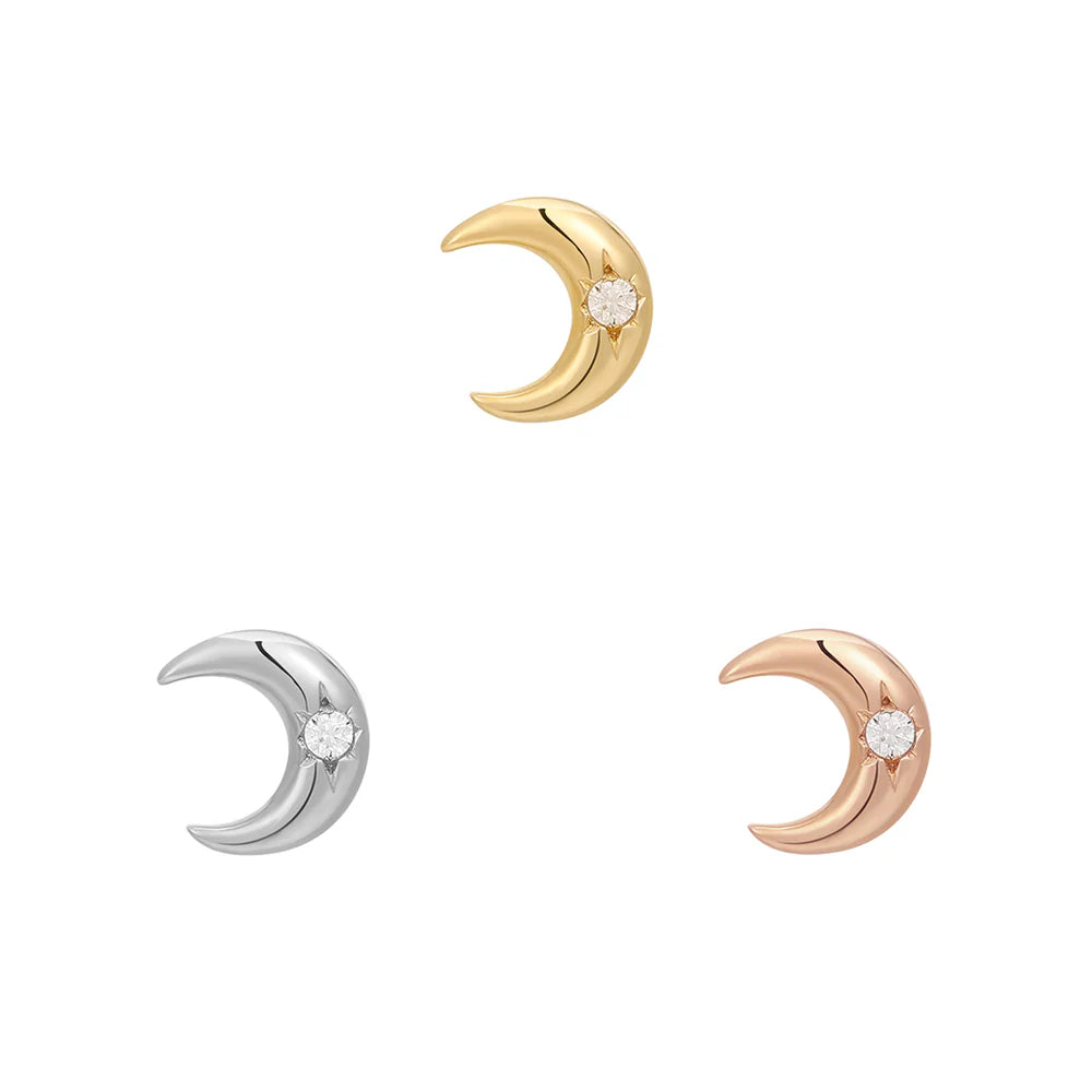 Moonshine - CZ - Threadless - Buddha Jewelry