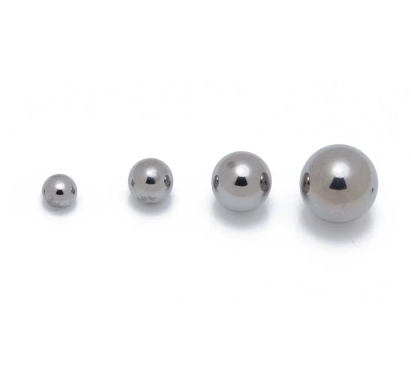 Bead - Threadless - Titanium