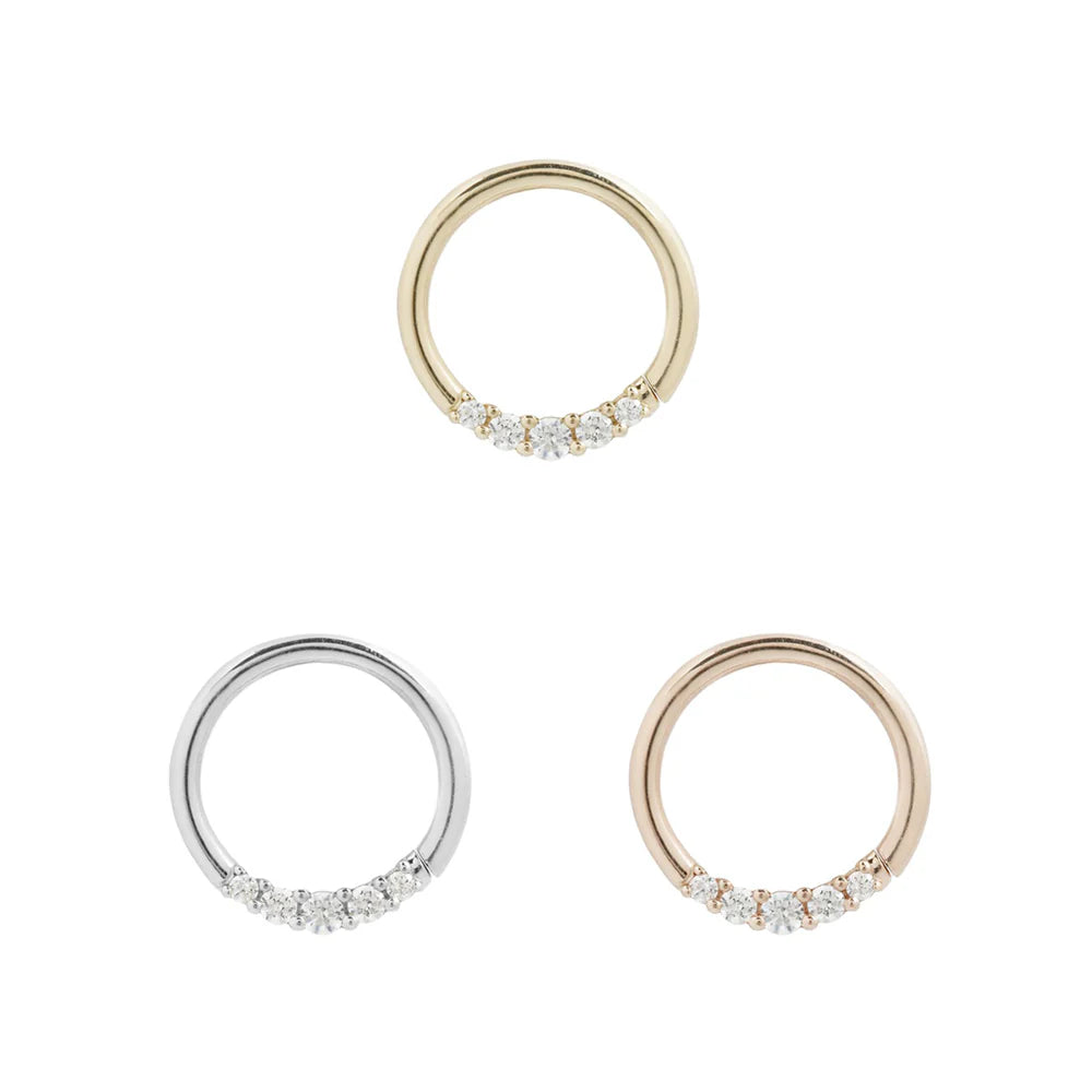 Sophia - CZ - Seam Ring - Buddha Jewelry