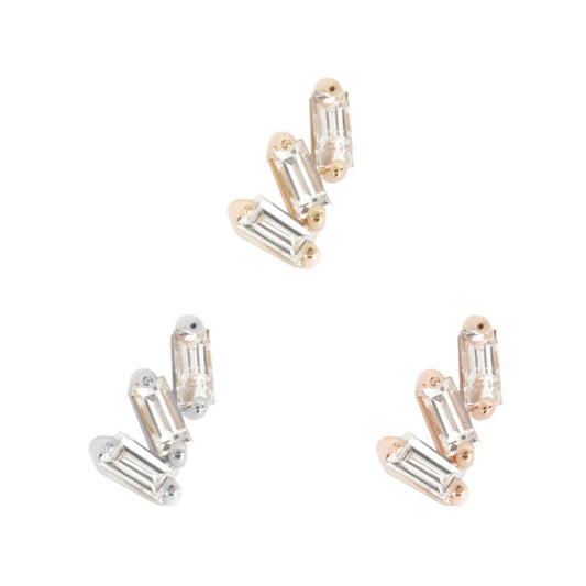 Staxx - White Topaz - Threadless