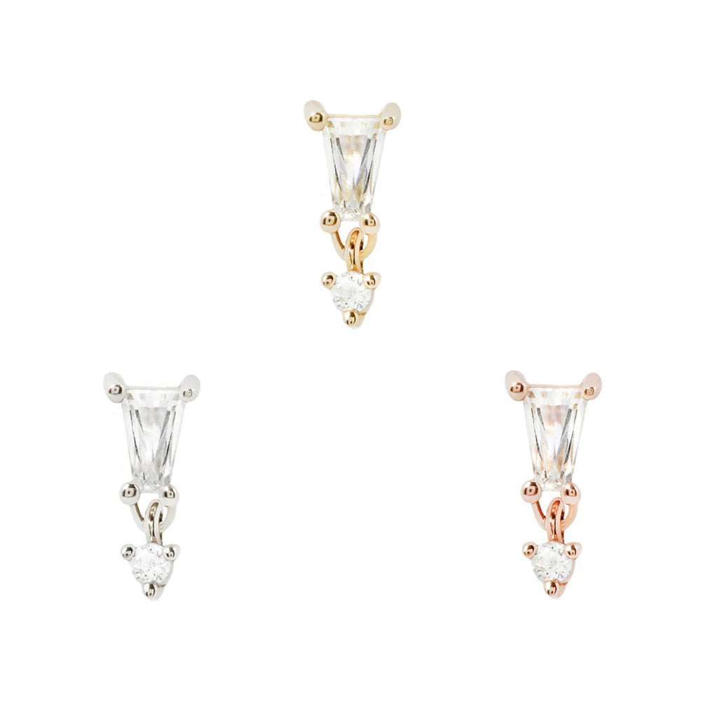 Yves - CZ - Threadless - Buddha Jewelry