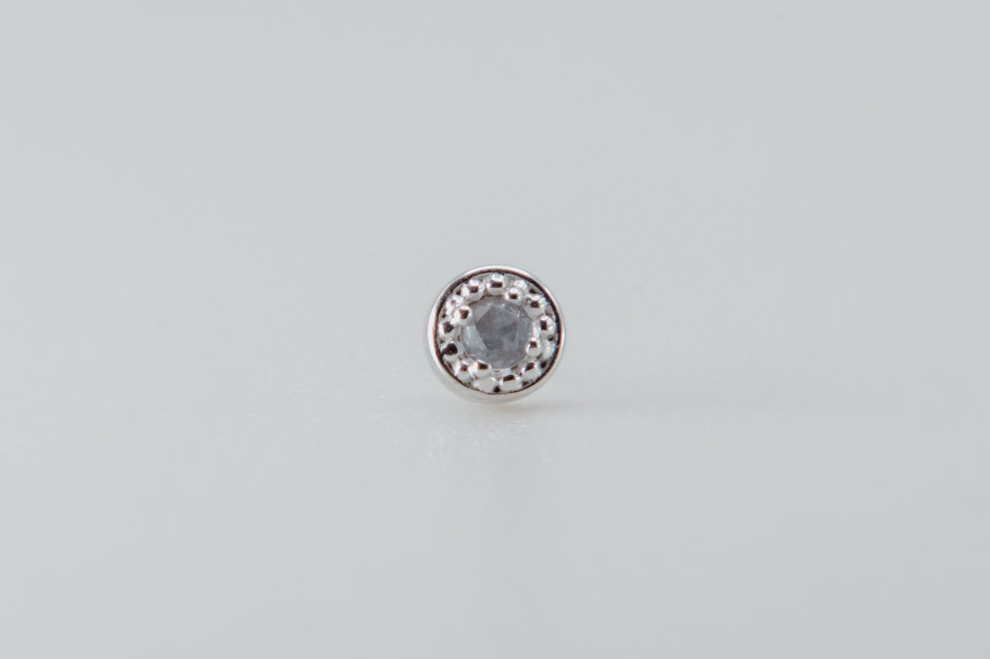 Milgrain Prong - Chalcedony - Threadless - BVLA