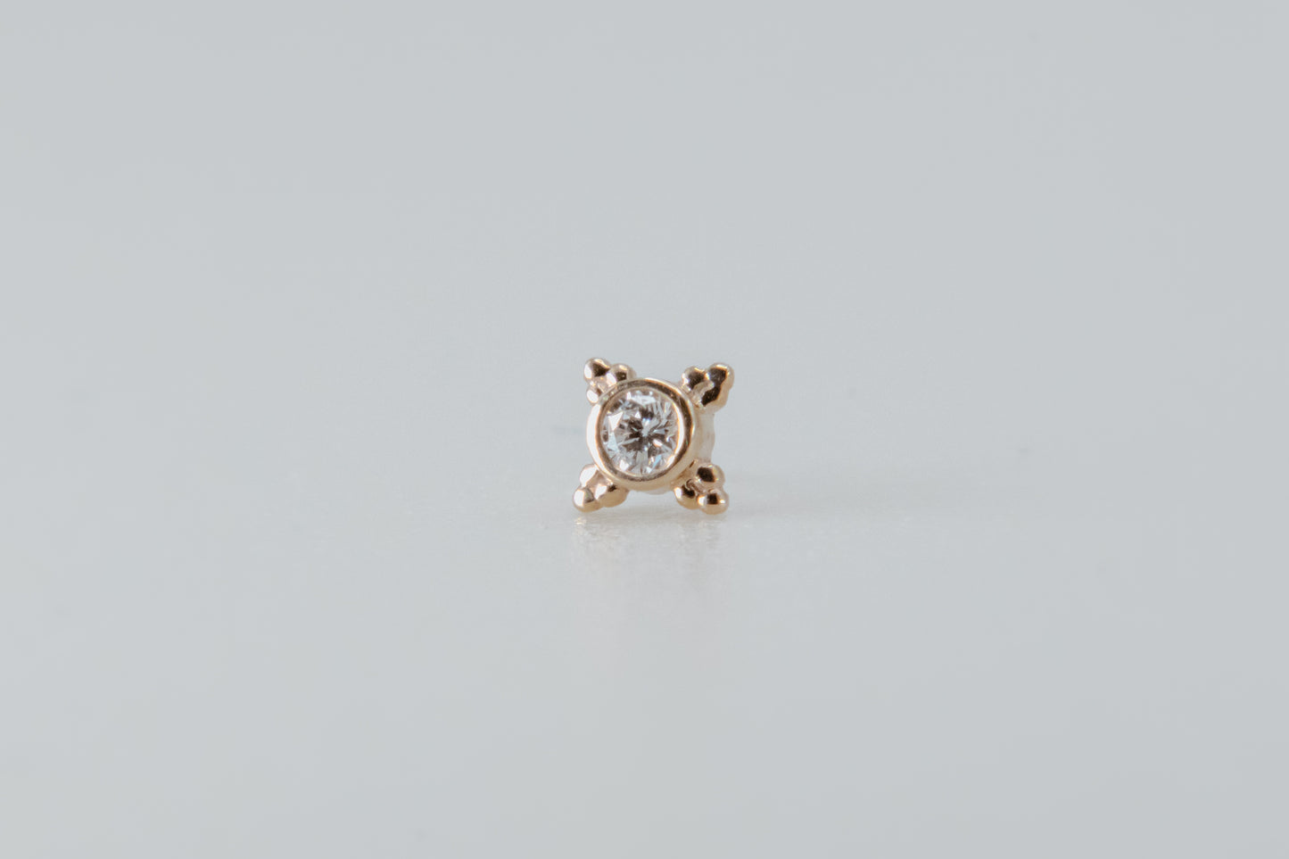 BVLA - Mini Kandy - Yellow Gold - Diamond - Threadless