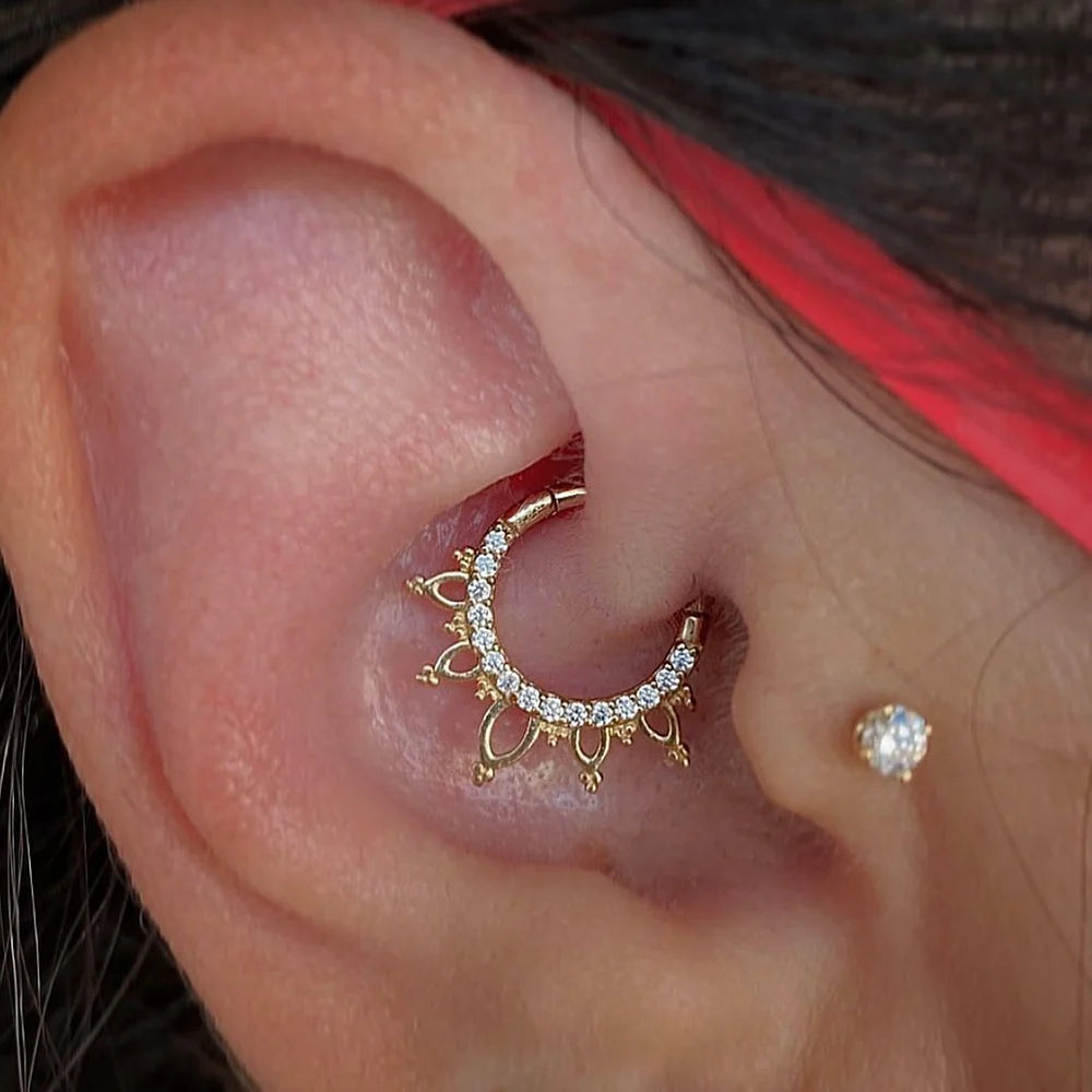 Indra - CZ - Clicker - Buddha Jewelry